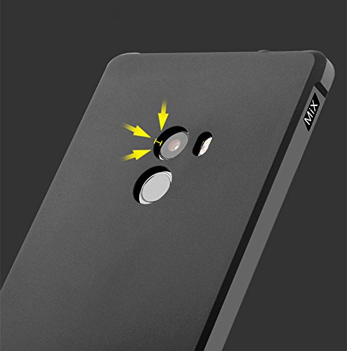 COVO   Firmeza y Flexibilidad Espalda Cover Estilo Smartphone Funda Carcasa Case Cover Caso para Xiaomi Mi MIX  Negro 