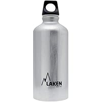 LAKEN Bouteille d'eau en aluminium Futura de avec bouchon à vis et goulot étroit, Gourde Alum 0,6-1,5 Litre