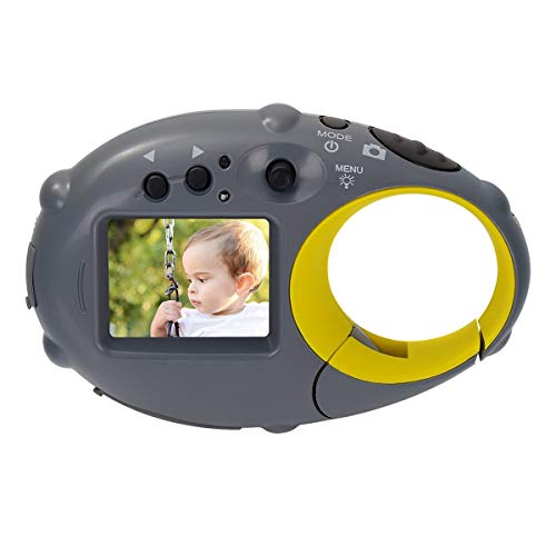 Preisvergleich Produktbild Mini-Kinderkamera, wiederaufladbare Digitalkamera für Kinder, tragbare Kinderkamera, 12MP Max.Resolution, 4X Digitalzoom, 5,0 Megapixel Digitalkamera, 1280P Video, HD: 1280x720 (Yellow)