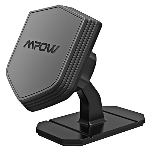 Soporte Mov  l Coche Magn  tico 1 1  Mpow Soporte de Mov  les para Rejilla de Ventilaci  n de Coche   Montaje Universal para Salpicadero o Cualquier Superficie Compatible con iPhone 7 7Plus 6 6s 6Plus SE 5S y Android Smartphone GPS Navegador 