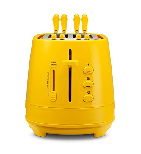 Dè Longhi CTLAP2203 Grille-pain avec pinces 550 W jaune