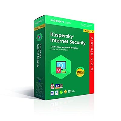 Kaspersky Internet Security 2018 Mise à jour | 1 Poste | 1 An | PC/Mac/Android/iOS | Téléchargement