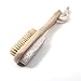Natural Health Foot Care Pedicure - KingOfHearts™ - Bristle Feet Scrubber and Wooden Handle Pumice Stone Backed Brush, with Pedicure Mask Anti-Slip Moisturizing Soaks Socks - 2 in 1 set - Pink