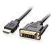 Produktbild Storite HDMI dvi-d Link 24 + 1 Pins male zu male Kabel-Adapter-Konverter für PC-auf HDTV Projektoren-Upgrade-(1,5 Meter)