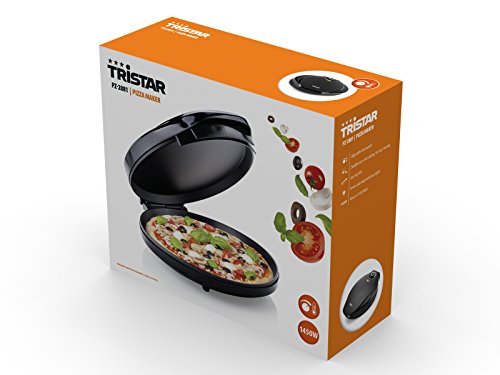 Tristar PZ-2881 Pizza Maker Durchmesser 30 cm – Regelbarer Thermostat, schwarz - 7