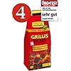 4 X Grillis Buchen Grill Holzkohle Briketts Je 3 Kg