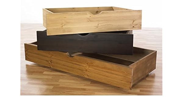 Taurus Regular Underbed Wooden Drawers Light Mahogany Lacquer