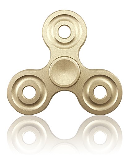 Evaline Luxury Aluminum Hand Spinner EDC Durable High Speed Si3N4 Hybrid Ceramic Bearing Fidget Toy 3 Mins Spins Fidget Finger Spinner for ADHD Anxiety Autism And Stress Relief (Gold) Evaline Luxury Aluminum Hand Spinner EDC Durable High Speed Si3N4 Hybrid Ceramic Bearing Fidget Toy 3 Mins Spins Fidget Finger Spinner for ADHD Anxiety Autism And Stress Relief (Gold)