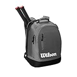 Wilson TEAM BACKPACK GY Wilson Team Backpack Tennis Bag, Unisex-Adult, Grey, 2 Rackets