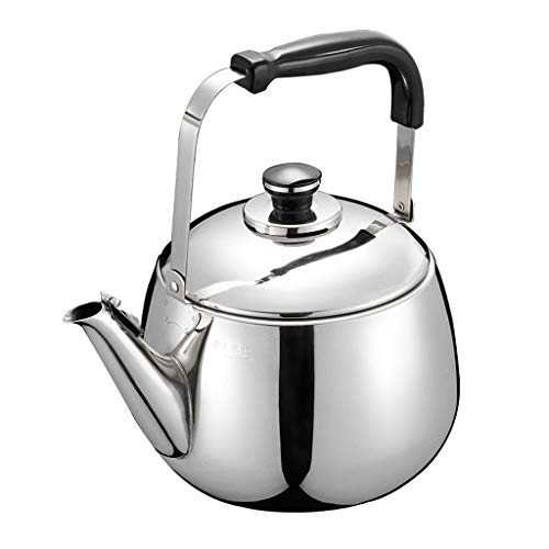 Bouilloire Accueil Cuisson Induction Cuisinire Gaz Gnral paississement 304 Acier Inoxydable Sifflet Automatique KKY (Capacit : 4L)