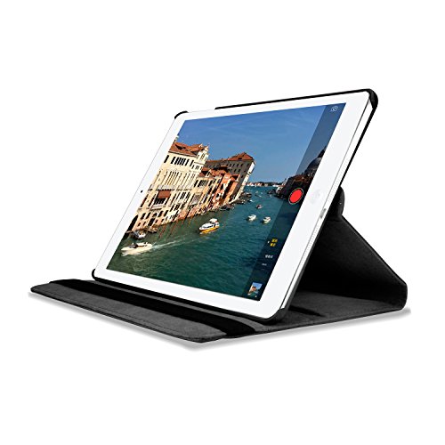 SAVFY iPad Air 2 Hülle Case Schutzhülle 360 Grad Rotation Flip Cover inkl. Displayschutzfolie, Eingabestift für iPad Air 2 iPad 6 - 3