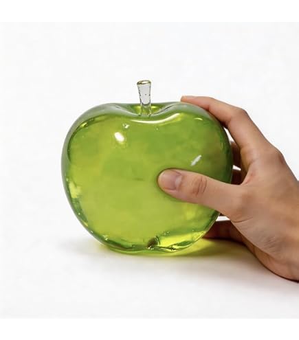 Needoh Squishy pomme verte balle anti-Stress Fidget sensoriel TDAH autisme rebond lent jouet à presser pour enfants adultes cadeau de décompression Needoh Squishy pomme verte balle anti-Stress Fidget sensoriel TDAH autisme rebond lent jouet à presser pour enfants adultes cadeau de décompression