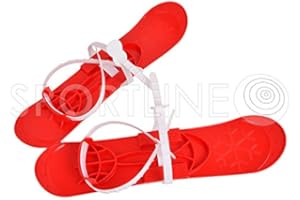 MARMAT Skis pour enfant avec fixation + bâtons de ski pour enfant 5 couleurs 40 cm