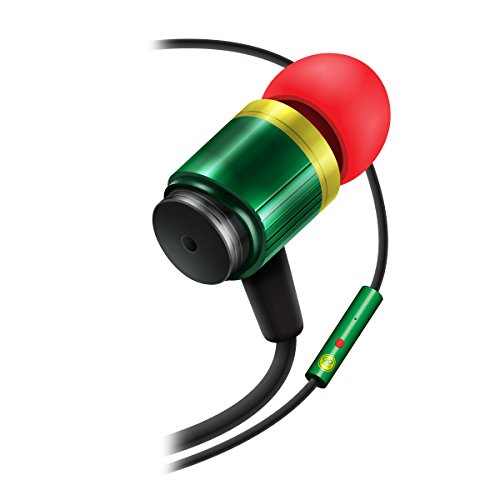 Auriculares Intrauriculares aislantes de Ruido GOGroove| Cascos para Fitness Deporte con Cable Reforzado y Micrófono para Manos Libres