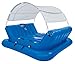 Produktbild Bestway XXL Pool Badeinsel Luftmatratze Insel Schwimminsel Lounge mit Sonnendach CoolerZ Rock-N-Shade Island 272x196cm