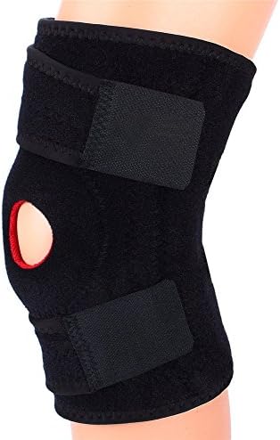 Wuzmei Knee Brace Support Brace for Knee Pain Problems like Arthritis in Ligaments, ACL Issues, Hyperextension and More - Tighly Wraps Swollen Knees and Secures Joints