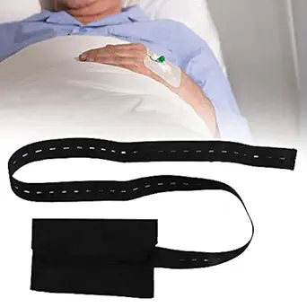 Peritoneal Dialysis Strap, Peritoneal Dialysis Patient Peritoneal Peritoneal Tube Belt, Durable Peritoneal Dialysis Supplies for Safety Women Stabilization Men(black)