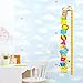YESURPRISE New PVC Creative Naughty Monkey and Yellow Giraffe cartoon animals Height Chart Nursery living room children's room backdrop Wall Stickers children holiday party baby kid's room bedroom wallpaper art Mural decal Paper House Sofa Room Decorative Home DIY Decoration
