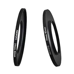 77mm to 82mm Camera Filter Ring /77mm to 82mm Step-Up Ring Filter Adapter for 82mm UV,ND,CPL,Metal Step Up Ring