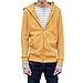 Move&Moving(TM) Mens Long Sleeve Kangaroo Pockets Autumn Fashion Hoodie Dark Yellow M