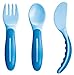 MAM Baby's First Cutlery Set (Blue)