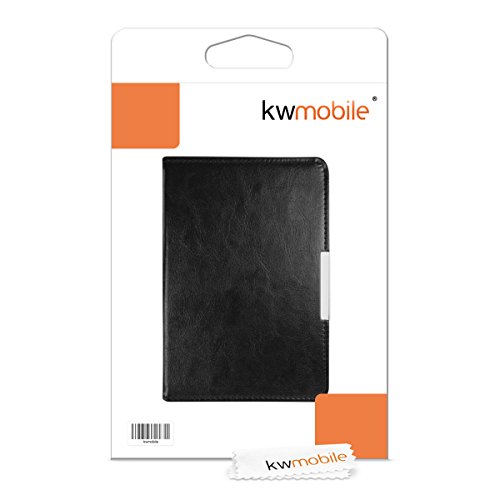 kwmobile Hülle für Tolino Shine / Page – Flipcover Case eReader Schutzhülle – Bookstyle Klapphülle Schwarz - 7