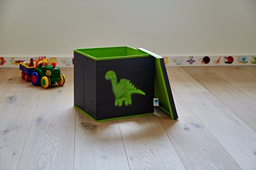 STORE.IT 672067 Spielzeugkiste mit Sichtfenster Dino - 2