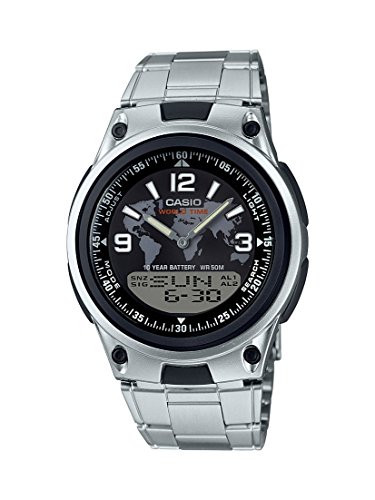 Casio Herren-Armbanduhr Collection Analog - Digital Quarz Edelstahl AW-80D-1A2VES Casio Herren-Armbanduhr Collection Analog - Digital Quarz Edelstahl AW-80D-1A2VES