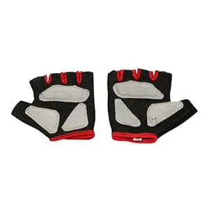 Firefox Bicycle Gloves, Medium (Black/Red)