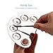 Your Choice Stainless Steel Semicircle 5-well Makeup Palette Spatula Pro Professional Makeup Nail-art Manicure Artist Tool for Blending Cosmetic Pigment Foundation Shades