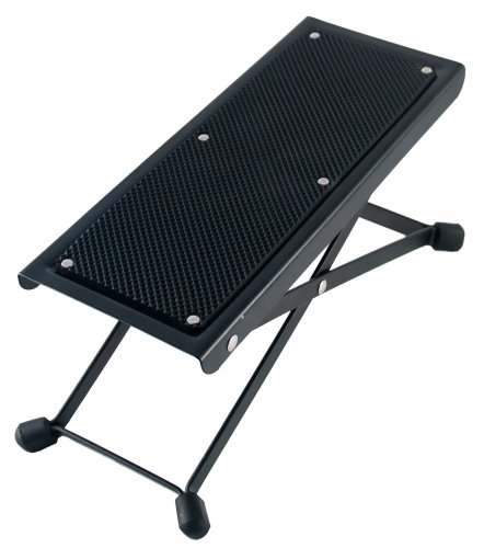 Preisvergleich Produktbild eSmart Germany Fußbank / Fußständer Höhe: 125mm - 240mm ausziehbar schwarz zusammenlegbar