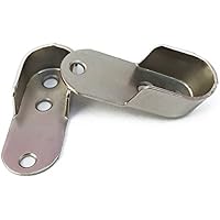 Supporti Per Tubi Ovali Da Armadio 30x15 Mm - 1 Paio, Per Appendere Abiti In Modo Ordinato E Funzionale - Foto 8