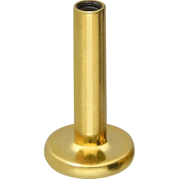 PIERCINGLINE Titan Schraubaufsatz – Kristallblume, 0,9 Mm Gewinde, 3,5 Mm Disc, Antiallergen