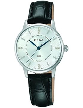 Pulsar Damen-Armbanduhr Analog Quarz Leder PH8177X1
