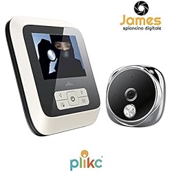 Judas électronique numérique ultra plat avec vision nocturne et possibilité de photo et vidéo – Plikc James