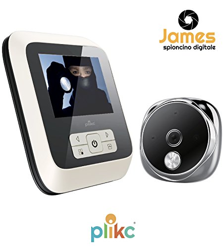 Judas électronique numérique ultra plat avec vision nocturne et possibilité de photo et vidéo – Plikc James