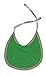 Smafolk Bib with Single Colored Bib (Green, One Size)