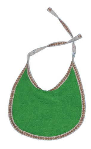 Smafolk Bib with Single Colored Bib (Green, One Size)