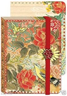 Bird & Flowers Mini Brooch Journal by Punch Studio