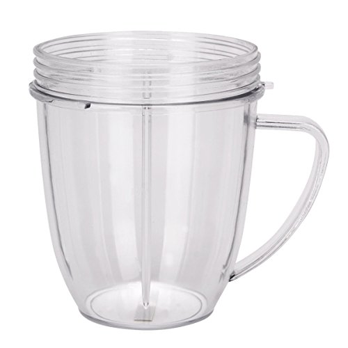 UNIQUEBELLA Ersatzteile fuer Nutribullet, 18 OZ Kleine Tasse, Cup mit Griff Entsafter Zubehör Für NUTRIBULLET Blender Entsafter