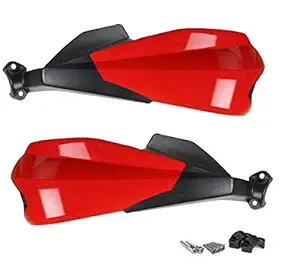 Aow Attractive Offer World Bike Hand Guard Protector Universal for All KTM Models (Pack of 2) Red Colour R-23