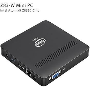 Z83-W Mini PC Desktop x5-Z8350 Intel Atom 2GB/32GB 1000M/LAN 2.4/5.8G WiFi BT 4.0 Player Support Windows 10 and Dual Screen Display