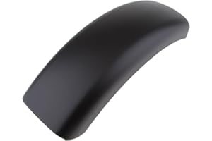 Homyl Motorcycle Metal Rear Fender Mudguard for Harley Bobber Chopper Rigid, 6inch Motorbike Mud Guard