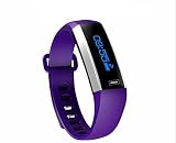 Fitness Tracker, Sport Smart Bracelet Heart Rate Monitor Tracker Smart Bracelet Activity Tracker B (Black)