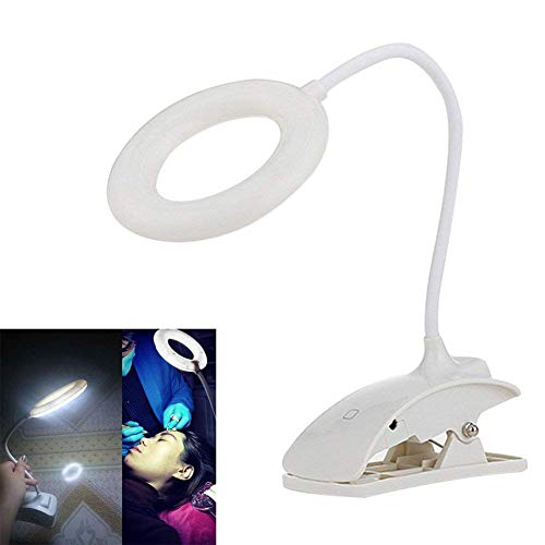 Preisvergleich Produktbild Beauty Lampe Super Bright Wiederaufladbare Faltbare LED Ringlicht Für Nagel Wimperntransplantation Kosmetik Make Up Lesen