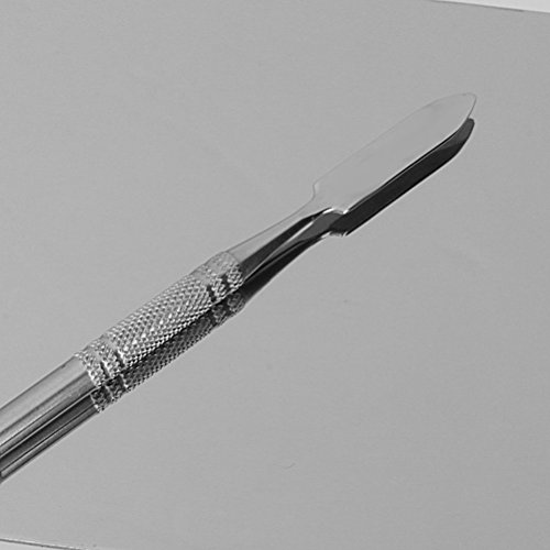 ULTNICE Rostfreier Stahl Pro Kosmetik Make-up Palette Spachtel Berufswerkzeuge - 6