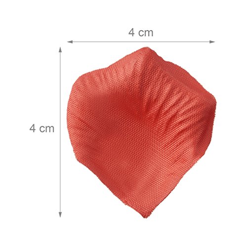 2500 x Rosenblätter Rot, Rosenblüten zum Streuen, Hpchzeitsdeko, Valentinstag, Hochzeitsgeschenk, dunkelrot - 3