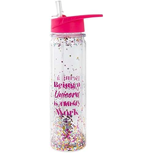 Amazon.co.uk glitter water bottle