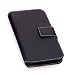 Produktbild Hochwertiges Bookstyle Handytasche Flip Case schwarz für "Samsung Galaxy J5 Duos" Handy Schutz Hülle Etui Schale Book Case Cover