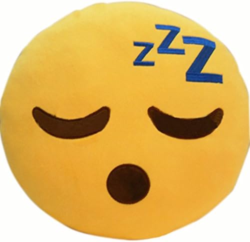 Funny Emoticon Stuffed Pillow Plush Cushion Toy Gift Sleeping Face